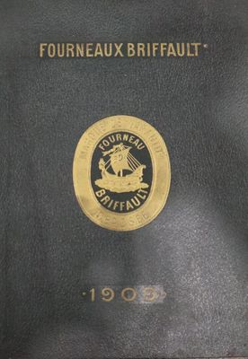 la couverture d'un livre ornée d'un sceau doré