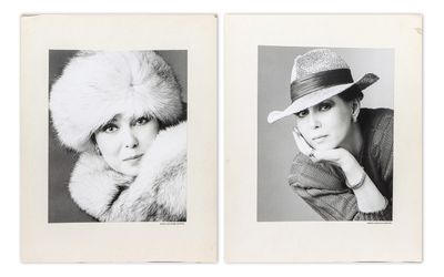 Christian STEINER (XXe siècle) Portrait de Macha Méril Deux …