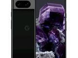 Le téléphone Google Pixel est présenté avec un cristal violet sur l'écran.