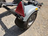 a close up of a motorcycle with a side car attached to it