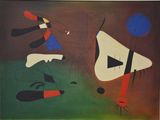 une image d'une peinture représentant un homme et une femme dans un champ