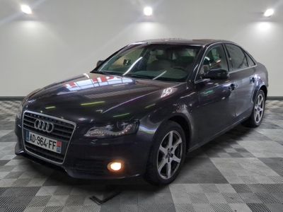 an image of a black audi car in a showroom