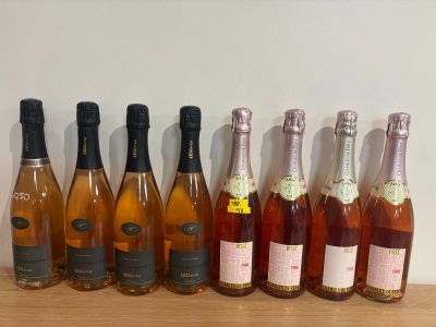 Lot composé de 4 bouteilles rosé Crémant de Bourgogne, Oedoria, Opalin - Photo 1