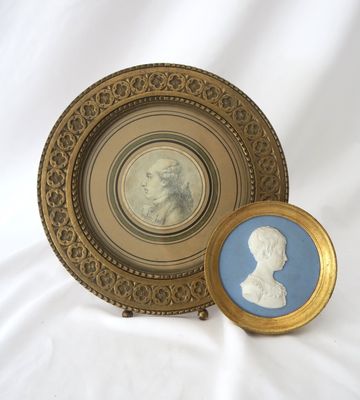an image of a picture of a man and a woman in a picture frame