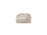a close up of a ring with diamonds on a white background