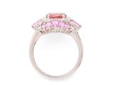 a pink tourmaline and diamond ring, by van cleef