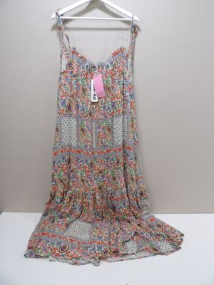 LAURE MAX - Taille M : Robe neuve esprit cachemire, colorée,…