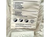 an image of a label on a white jacket that says falconer
