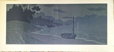 une photo d'une photo d'un bateau sur l'eau