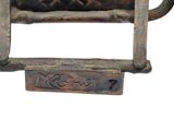 a metal object that is sitting on top of a table