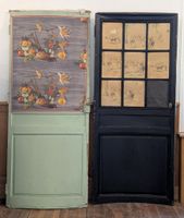 Paire de portes arrondies de forme "concave", en bois sculpt… (photo 3)