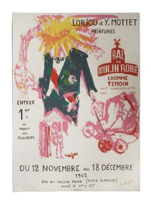 an image of a poster for a concert with a drawing of a man in a suit