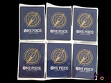 six playing cards with one piece and one piece on them