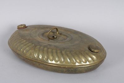 bouillotte en laiton, l. 30 cm