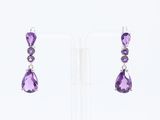 Amethorate et boucles d'oreilles pendantes Amethorate