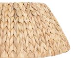 an image of a lamp shade made out of palm leaves