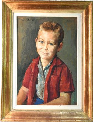 TELLIER Raymond (1897- 1985) "Portrait de jeune garçon"