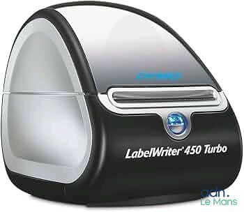 the labelwriter 450 turbo is a compact, portable printer that can be used on all kinds of surfaces