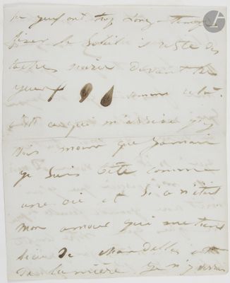 a handwritten letter from a man who is writing a poem
