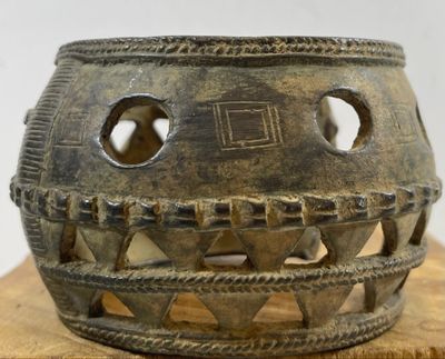 CÔTE D'IVOIRE - Bracelet Baoulé, en bronze patiné, cire perd…