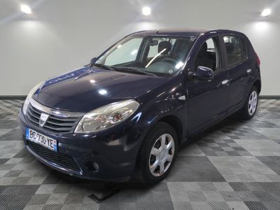 a picture of a small blue car parked in a garage