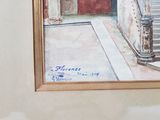 a picture of a painting on the wall of a building