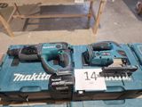deux Makita empilées l'une sur l'autre
