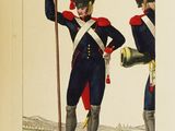 two men in uniforms that are standing next to each other