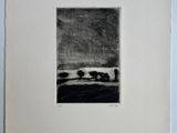an image of a black and white drawing of a landscape