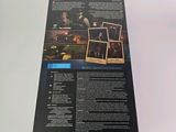 the back cover of a video game box with a picture of a man on a horse