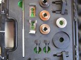 a black case with a bunch of tools in it