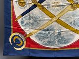 une image représentant un drapeau orné de deux épées croisées