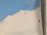 a picture of a painting of a sky and clouds