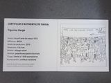 a drawing of a group of people holding a sign