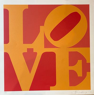 Robert Indiana (1928-2018) "LOVE" - Impression en couleurs s…