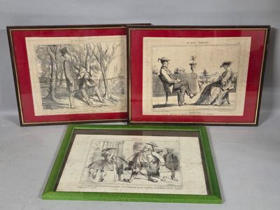 two framed pictures of a couple of people sitting on a bench