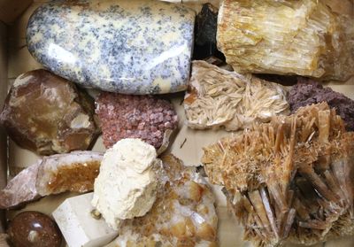 a box full of different types of food in it