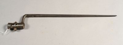 FRANCE. Baïonnette AN9 (1801), douille en Z, virole, lame « …