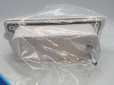a plastic bag on the table with a laptop in it