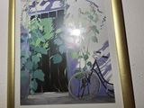 a picture of a painting hanging on the wall