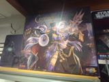 a picture of a star wars poster on a shelf