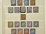 a picture of a picture of a collection of stamps on display