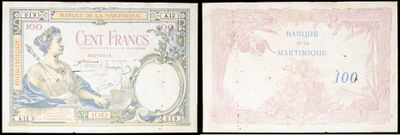 three different types of currency are shown on a black background
