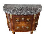 an image of a marble topped chest of drawers with a marble top