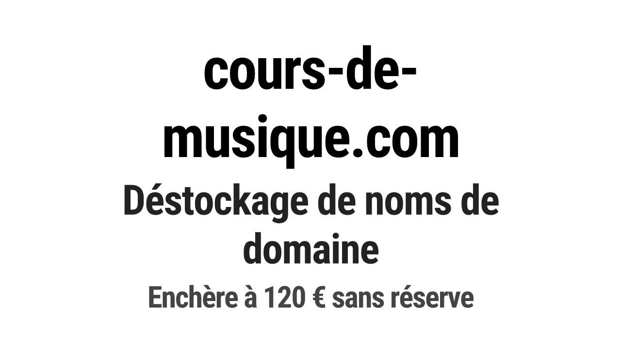 Destockage & Invendus