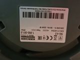 a close up of a label on the back of a machine