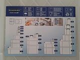 an image of a picture of a clear plastic box with instructions on it