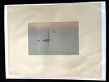 a picture of a picture of a sailboat in the water