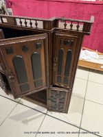 Rare meuble à suspendre en noyer, ouvrant à 6 portes - Epoqu… (photo 4)