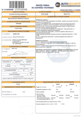 un document comportant la photo du permis de conduire d'une voiture